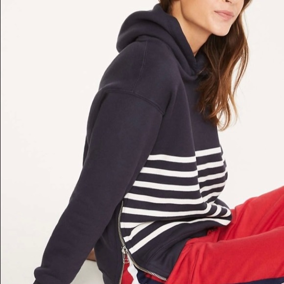 Sundry Tops - Sundry Striped Hoodie